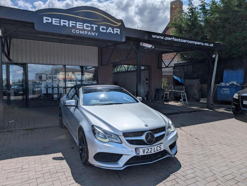 MERCEDES-BENZ E CLASS 3.0 E350d V6 BlueTEC AMG Sport Cabriolet G-Tronic+ Euro 6 (s/s) 2dr