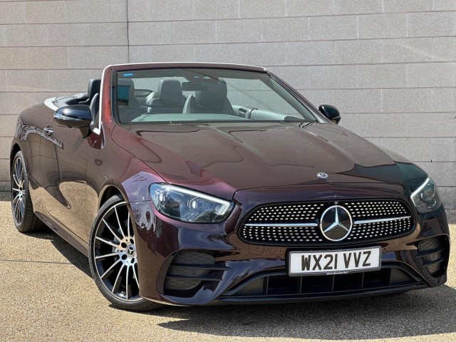 MERCEDES-BENZ E CLASS 2.0 E220d AMG Line Night Edition (Premium Plus) Cabriolet G-Tronic+ Euro 6 (s/s) 2dr (2021/21)